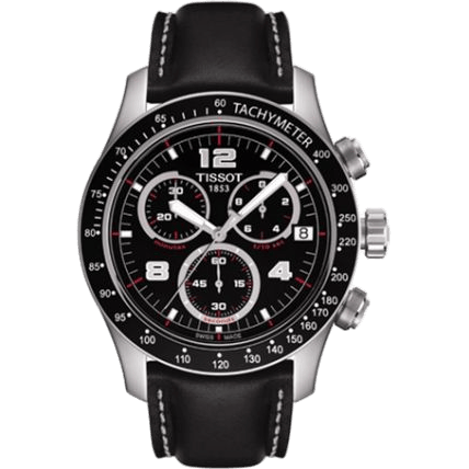 V8 Quartz Chronograph Tachymeter Black