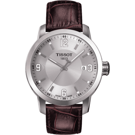 PRC 200 Quartz Silver Leather