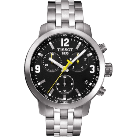 PRC 200 Quartz Chronograph Stainless Steel / Black / Bracelet