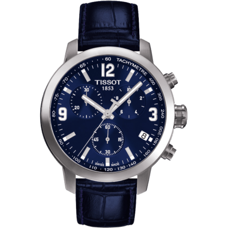 PRC 200 Quartz Chronograph Blue Leather