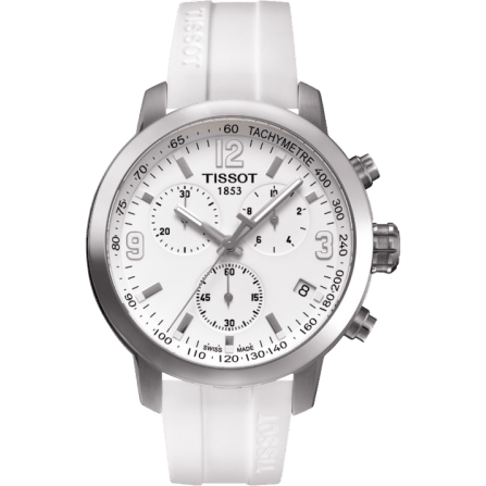 PRC 200 Quartz Chronograph White Rubber
