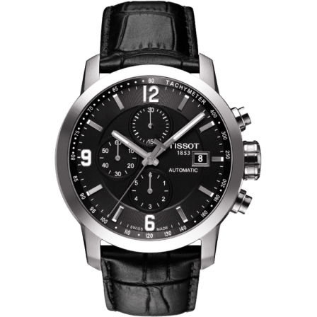PRC 200 Automatic Chronograph Black Leather