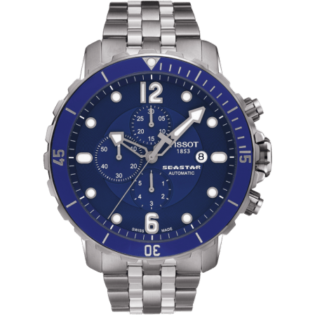 Seastar 1000 Automatic Chronograph Blue Ceramic