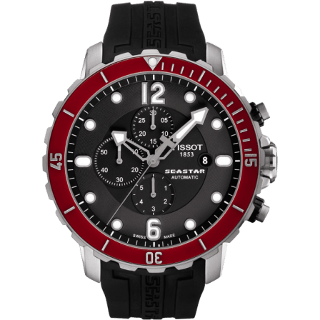 Seastar 1000 Automatic Chronograph Red Ceramic