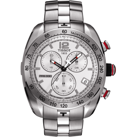 PRS 330 Quartz Chronograph 44 Stainless Steel / Silver / Bracelet