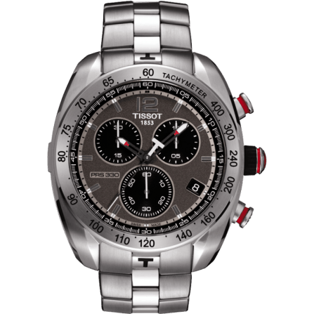 PRS 330 Quartz Chronograph 44 Stainless Steel / Grey / Bracelet