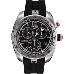 PRS 330 Quartz Chronograph 44 Stainless Steel / Black / Rubber