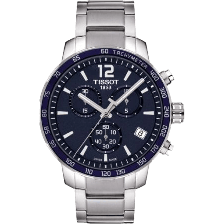 Quickster Chronograph Stainless Steel / Blue / Bracelet