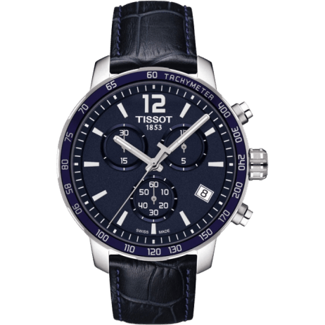Quickster Chronograph Stainless Steel / Blue