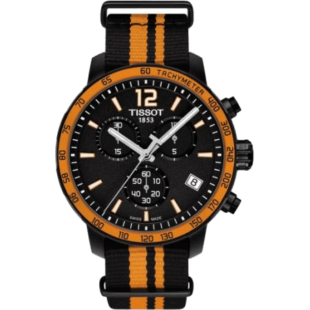 Quickster Chronograph PVD / Orange / NATO