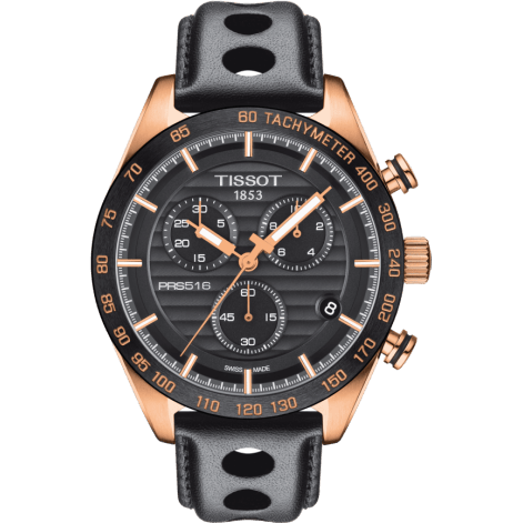 PRS 516 Chronograph Quartz Rose Gold / Black / Strap