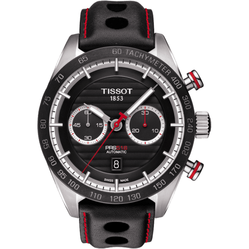 PRS 516 Automatic Chronograph 45 Stainless Steel / Black / Strap