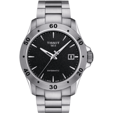 V8 Swissmatic 42.5 Stainless Steel / Black / Bracelet