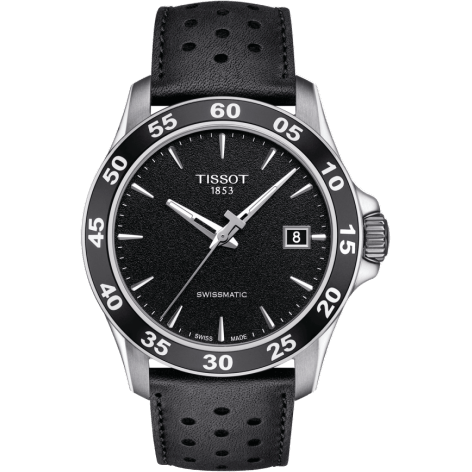 V8 Swissmatic 42.5 Stainless Steel / Black / Strap