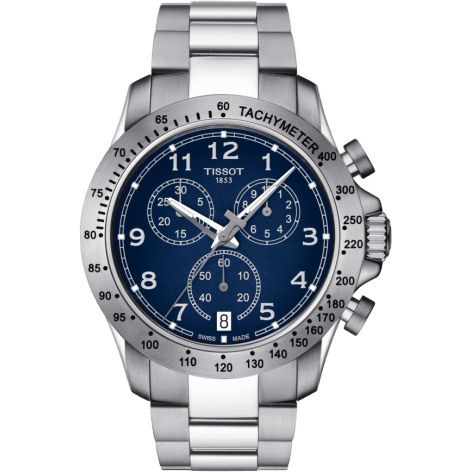 V8 Quartz Chronograph Stainless Steel / Blue / Bracelet