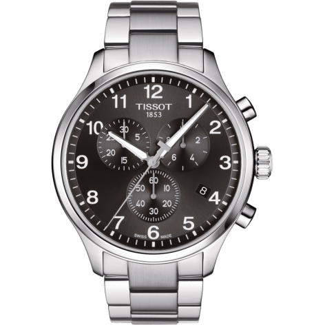 Chrono XL Classic Stainless Steel / Black / Bracelet