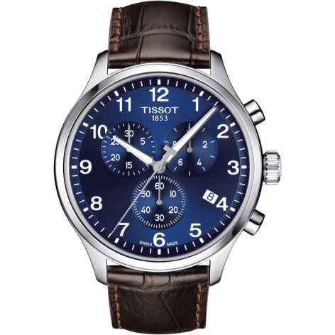 Chrono XL Classic Stainless Steel / Blue / Strap