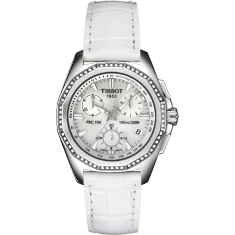 PRC 100 Chronograph Quartz 34.8 Stainless Steel / MOP / Strap