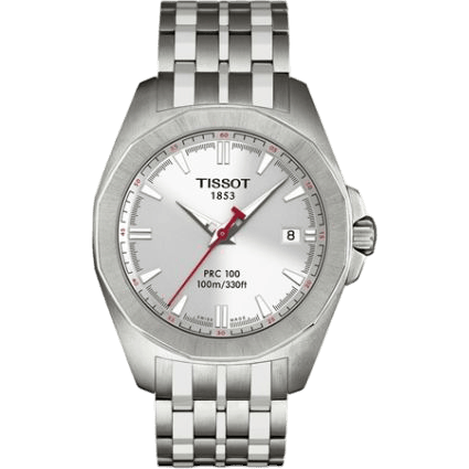 PRC 100 Quartz 41.3 Stainless Steel / Silver / Bracelet