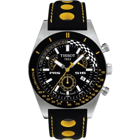 PRS 516 Quartz Chronograph 40 Stainless Steel / Black / Strap