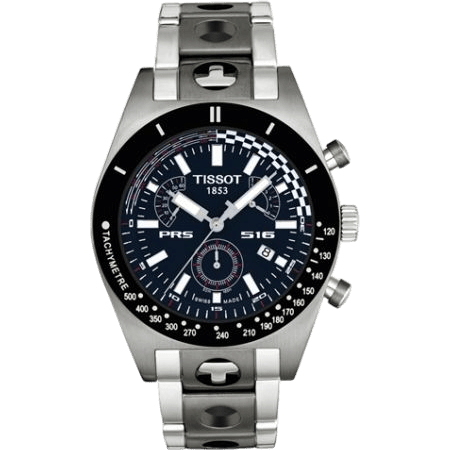 PRS 516 Quartz Chronograph 40 Stainless Steel / Black / Bracelet