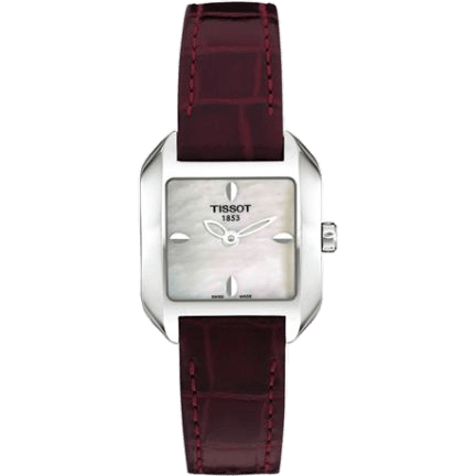 T-Wave Square Quartz 23.6 Stainless Steel / MOP / Strap