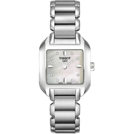 T-Wave Square Quartz 23.6 Stainless Steel / MOP / Bracelet