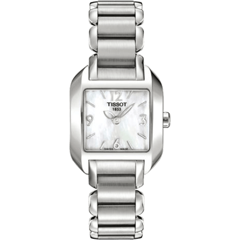 T-Wave Square Quartz 23.6 Stainless Steel / MOP / Bracelet
