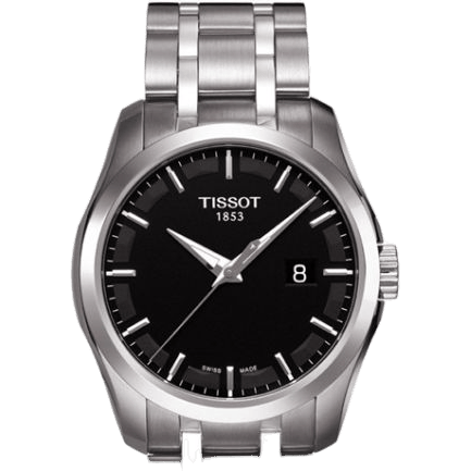 Couturier Quartz Stainless Steel / Black / Bracelet