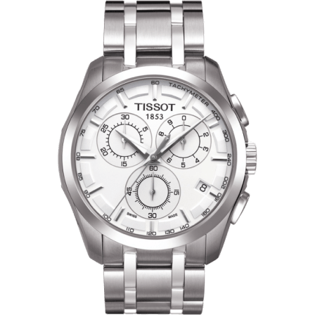 Couturier Quartz Chronograph GMT Silver
