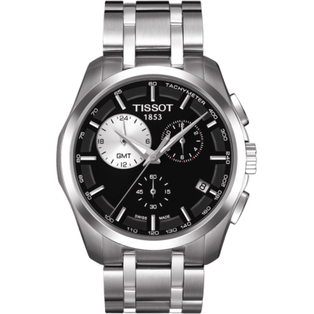 Couturier Quartz Chronograph GMT Silver-Eye