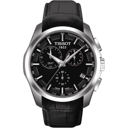 Couturier Quartz Chronograph GMT Black