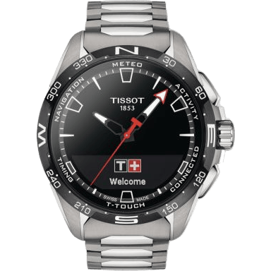 T-Touch Connect Solar Titanium - Ceramic / Black / Bracelet