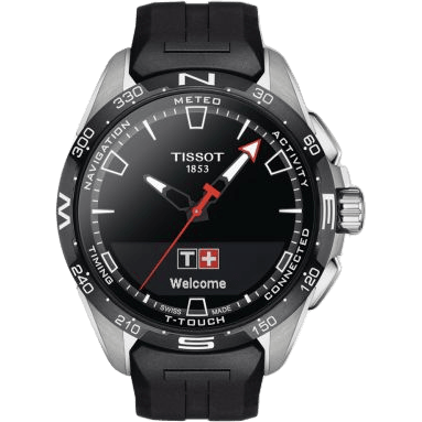 T-Touch Connect Solar Titanium - Ceramic / Black / Rubber