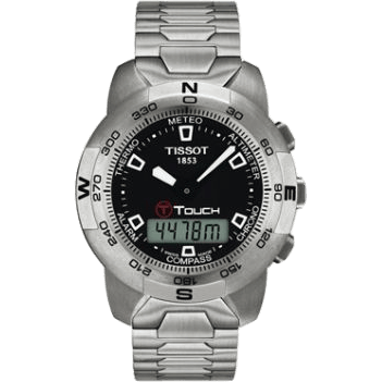 T-Touch Stainless Steel / Black / Bracelet