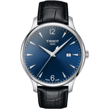 Tradition Quartz 42 Stainless Steel / Blue