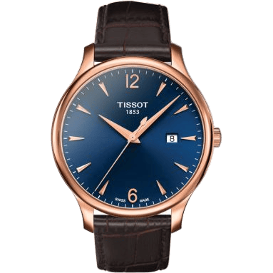 Tradition Quartz 42 Rose Gold / Blue