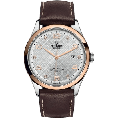 1926 41 Stainless Steel / Rose Gold / Silver - Diamond / Strap