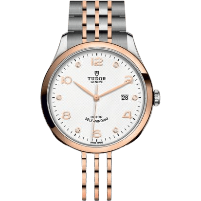1926 41 Stainless Steel / Rose Gold / White - Diamond