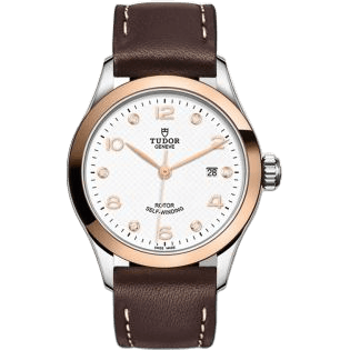1926 28 Stainless Steel / Rose Gold / White - Diamond / Strap