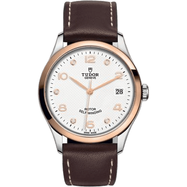 1926 36 Stainless Steel / Rose Gold / White - Diamond / Strap