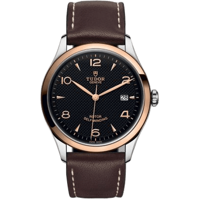 1926 39 Stainless Steel / Rose Gold / Black / Strap