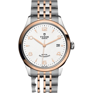 1926 39 Stainless Steel / Rose Gold / White