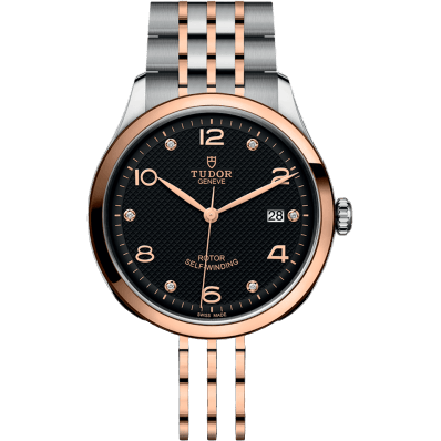 1926 39 Stainless Steel / Rose Gold / Black - Diamond