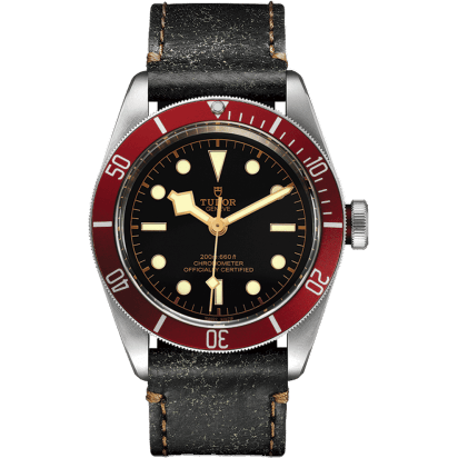 Heritage Black Bay Red Manufacture / Strap