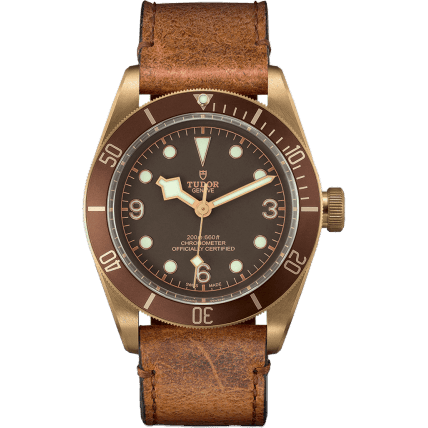 Heritage Black Bay Bronze / Brown / Leather