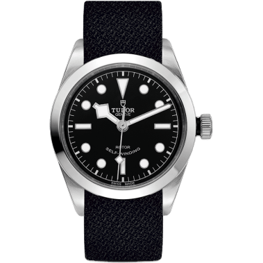 Heritage Black Bay 36 Stainless Steel / Black / Fabric