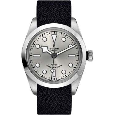 Heritage Black Bay 36 Stainless Steel / Silver / Fabric