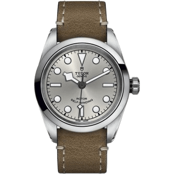 Heritage Black Bay 32 Stainless Steel / Silver / Beige Leather