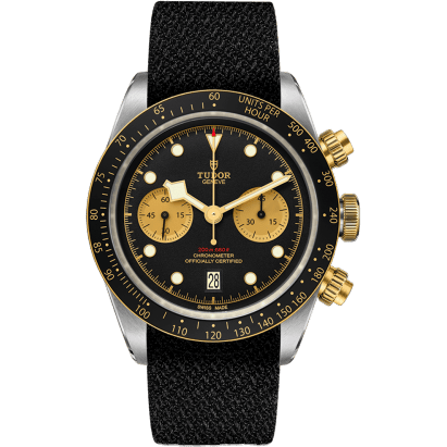 Heritage Black Bay Chronograph S&G / Black / Textile